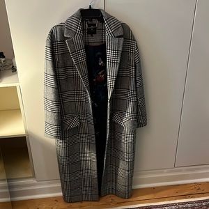 Ted Baker checked coat M